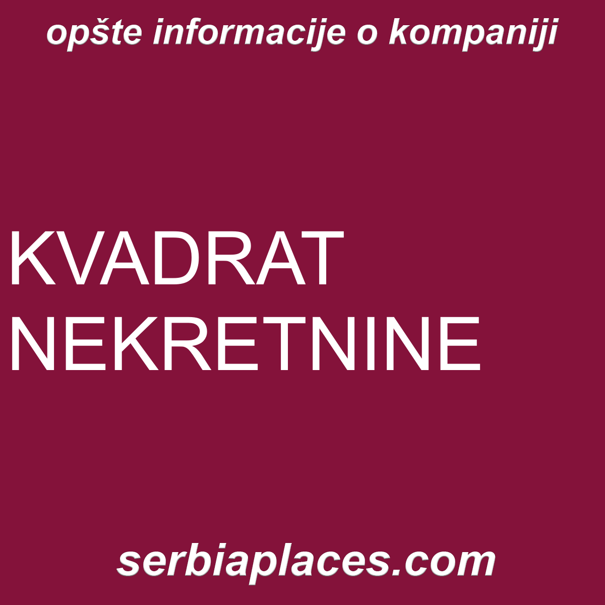 KVADRAT NEKRETNINE