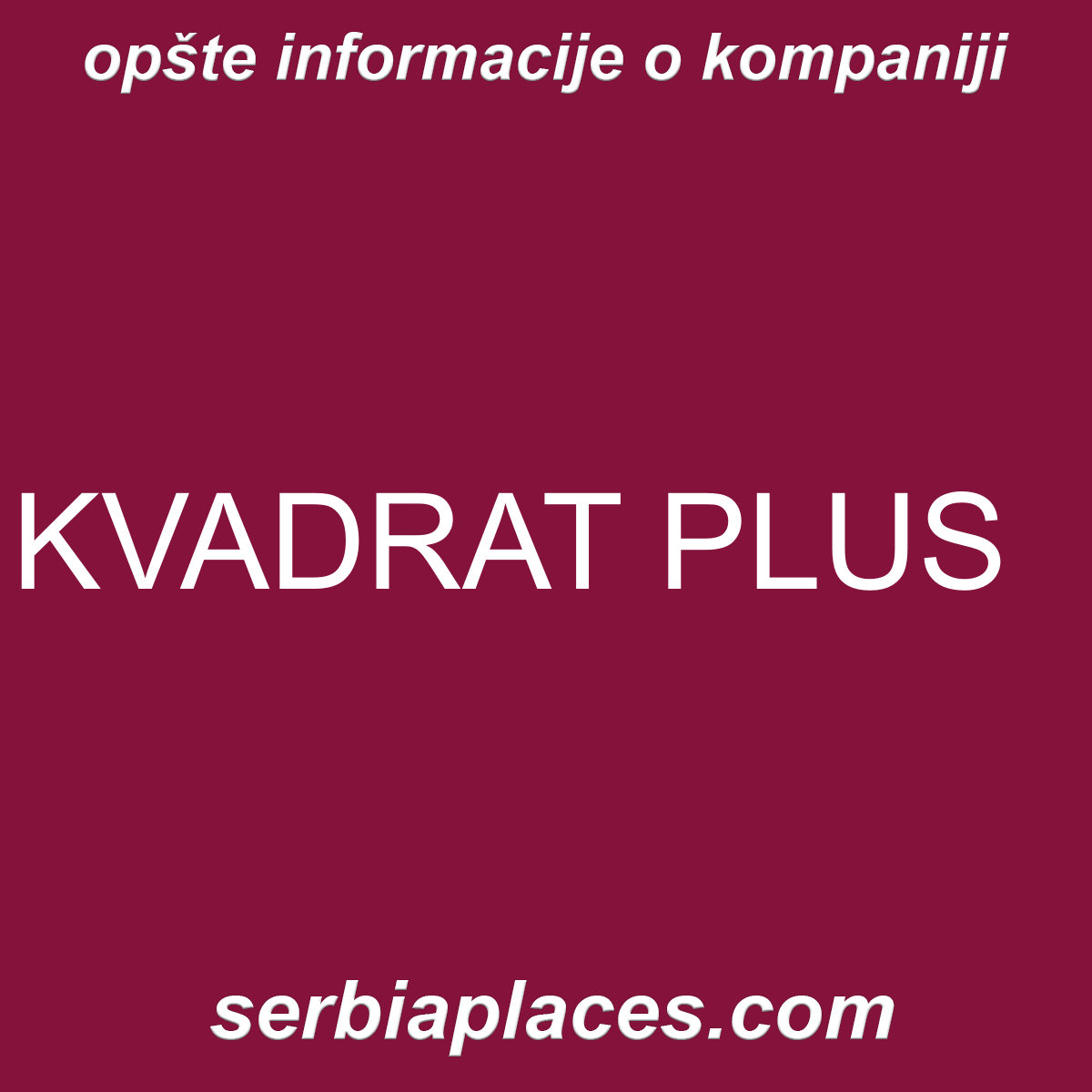 KVADRAT PLUS