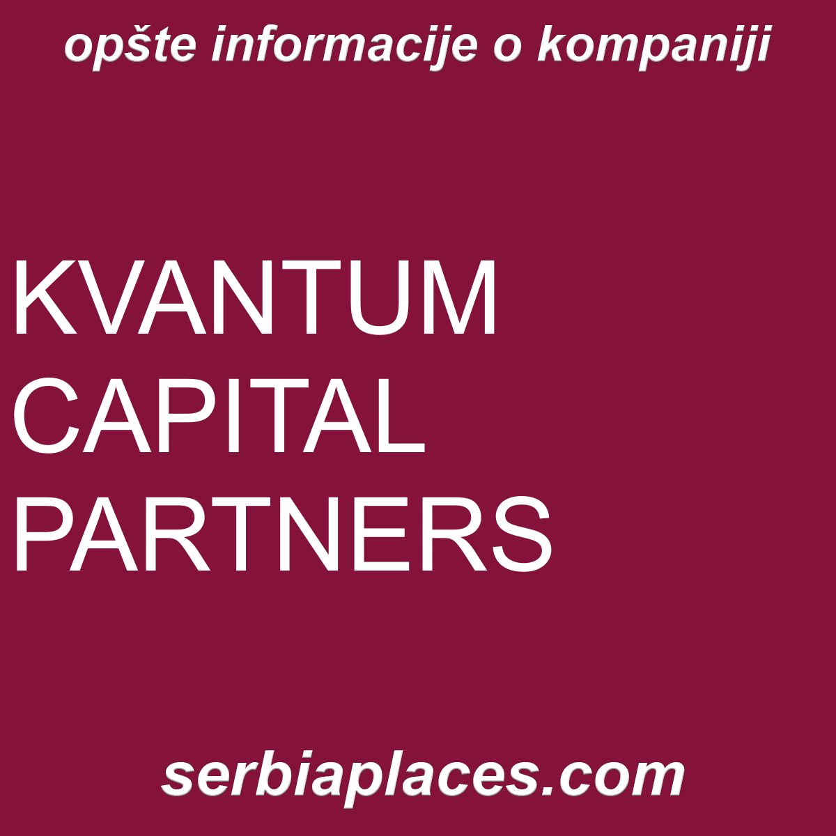 KVANTUM CAPITAL PARTNERS