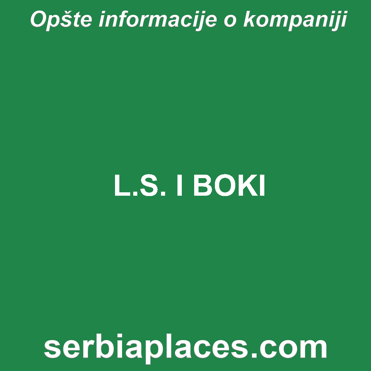 L.S. I BOKI