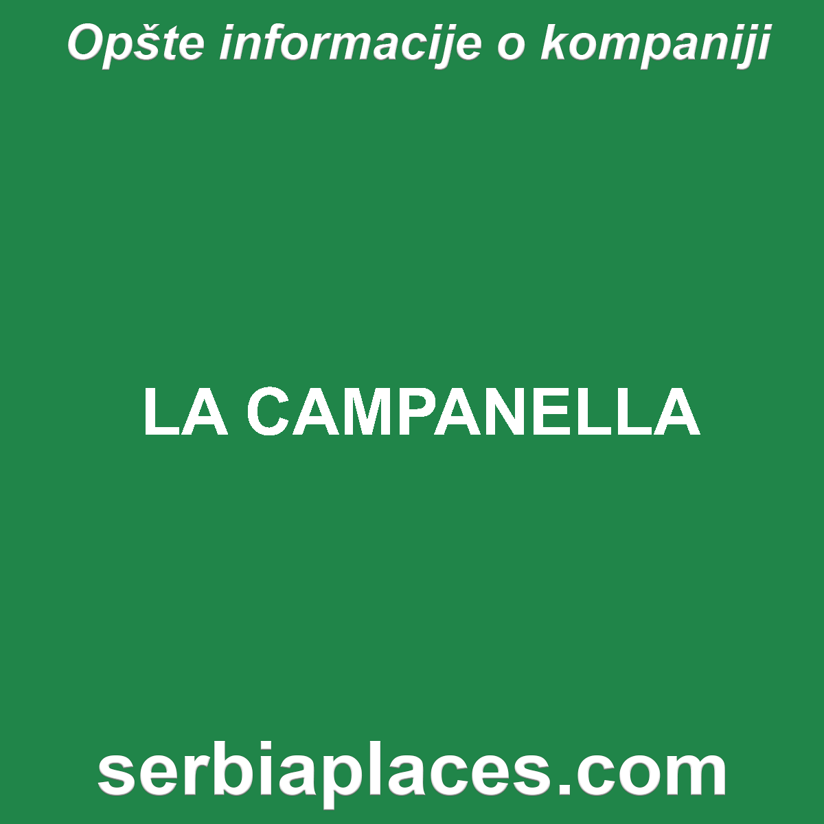 LA CAMPANELLA