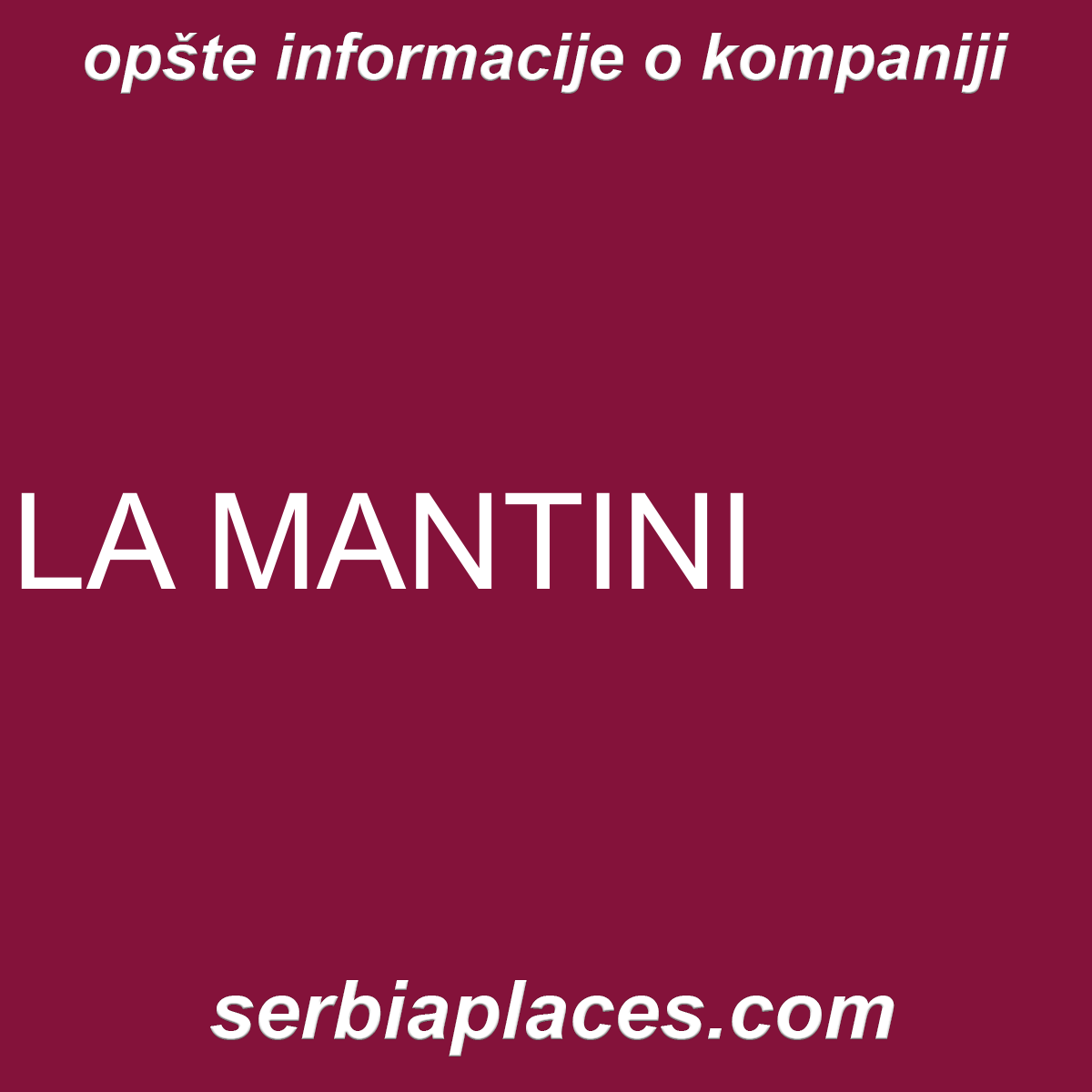 LA MANTINI