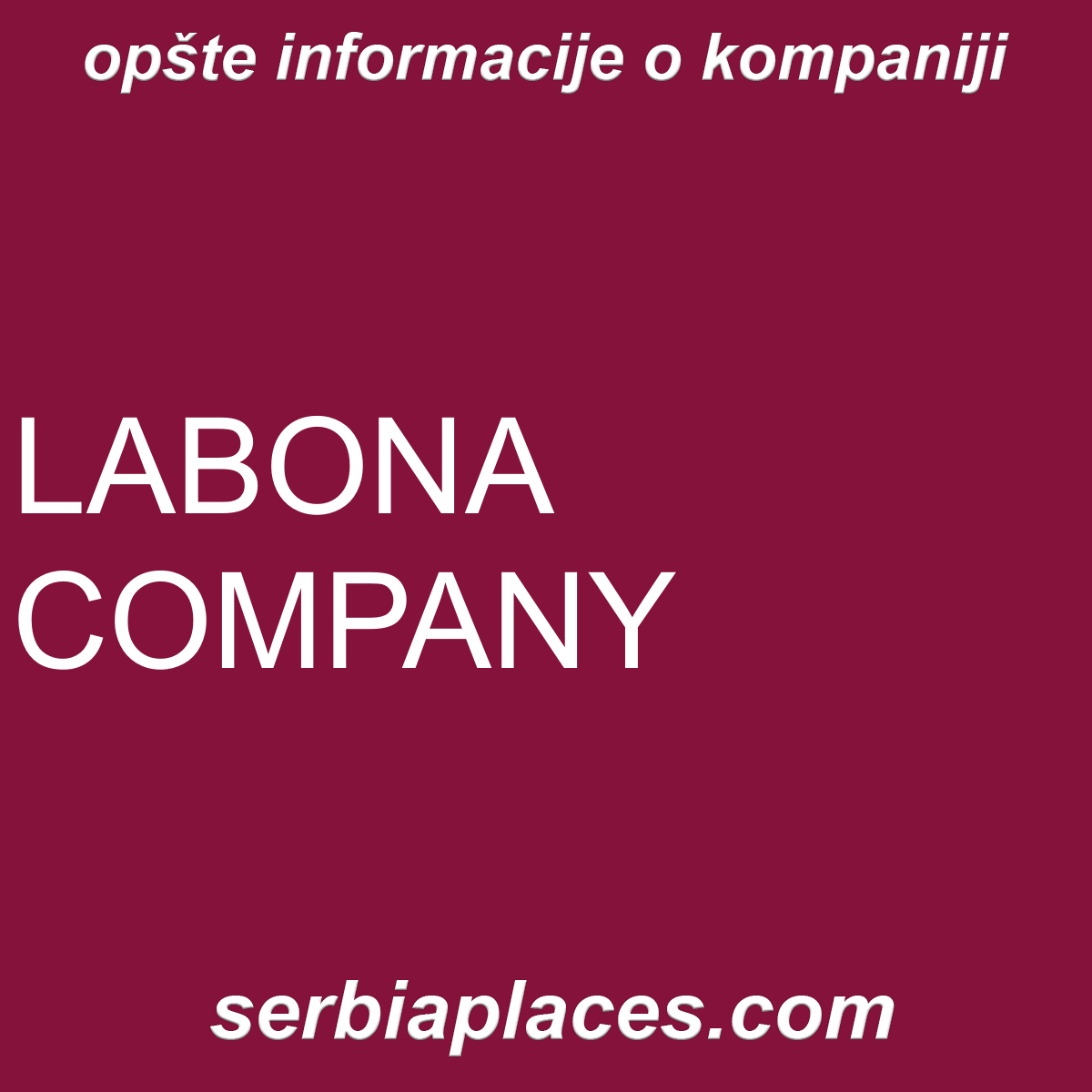 LABONA COMPANY