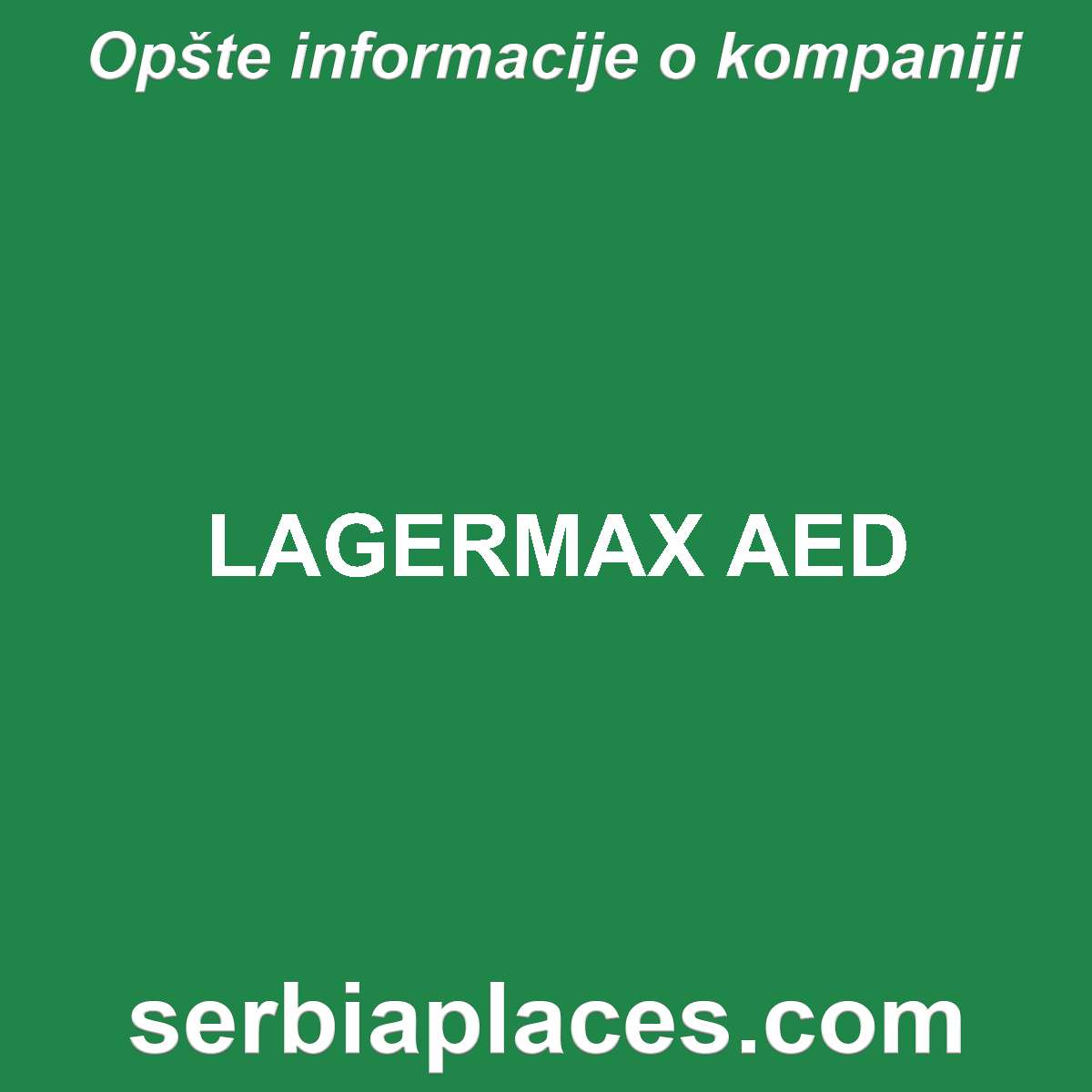 LAGERMAX AED