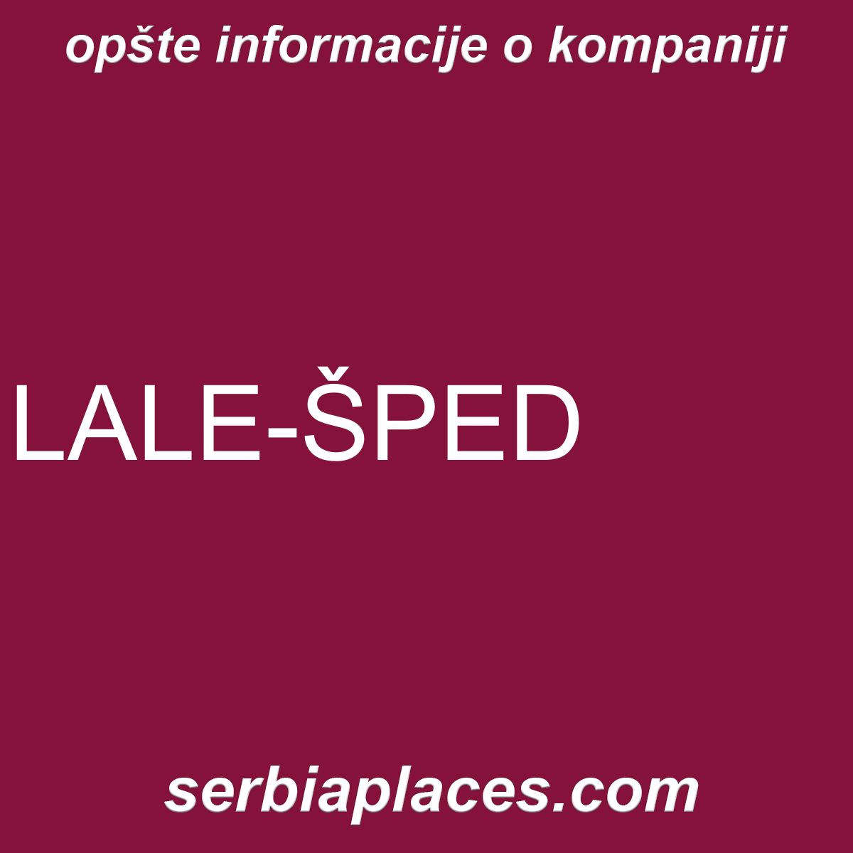 LALE-ŠPED