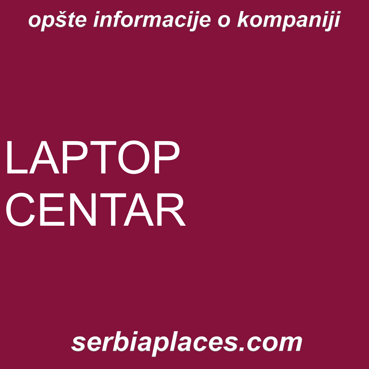 LAPTOP CENTAR