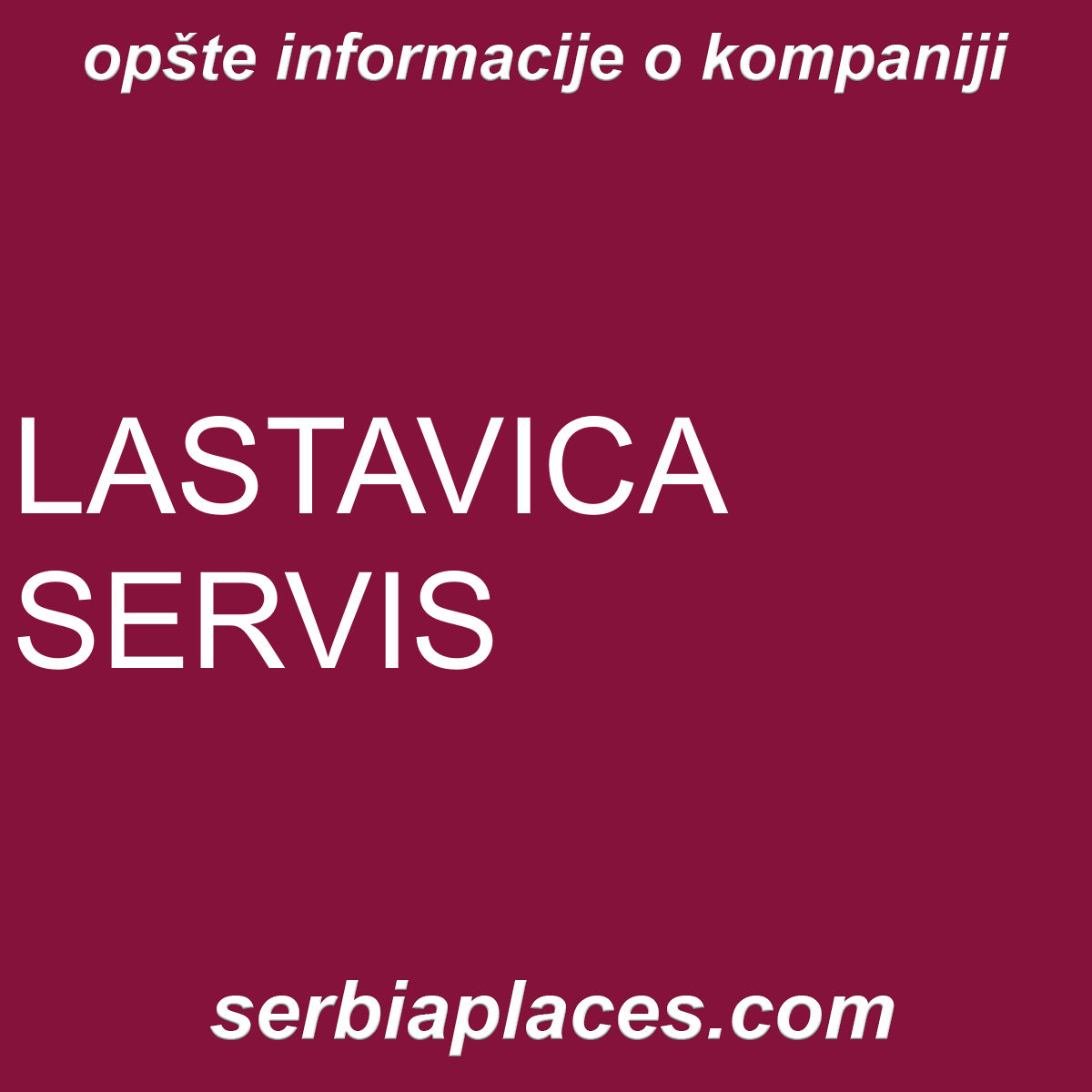 LASTAVICA SERVIS