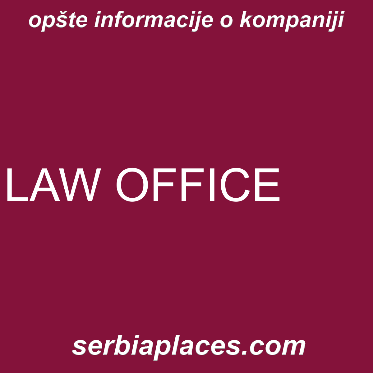 LAW OFFICE