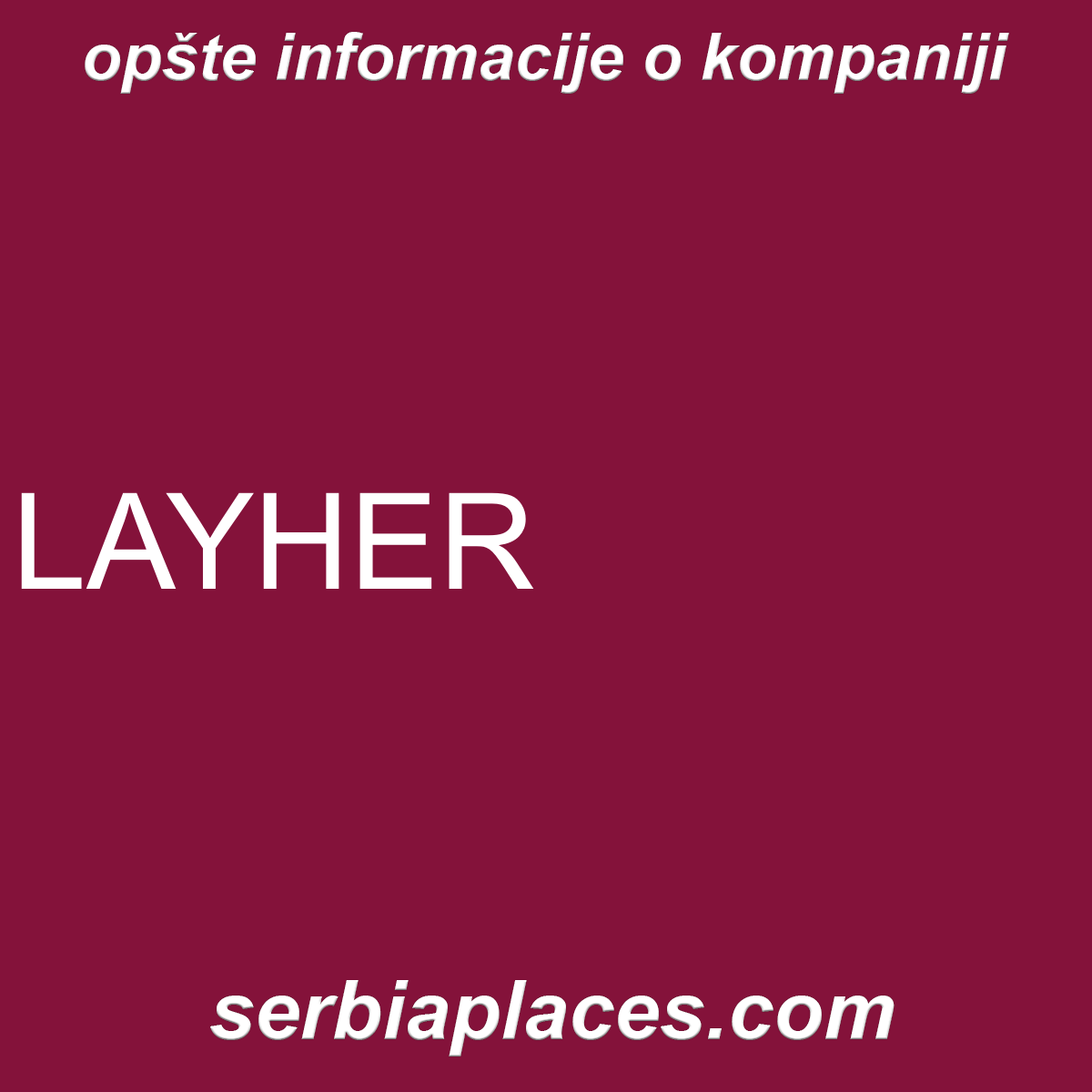 LAYHER