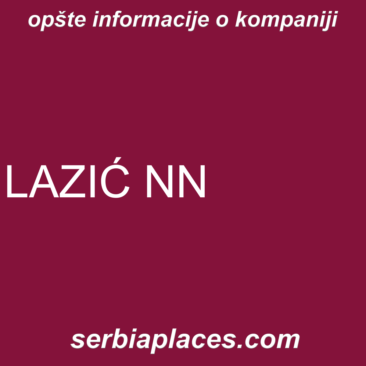 LAZIĆ NN