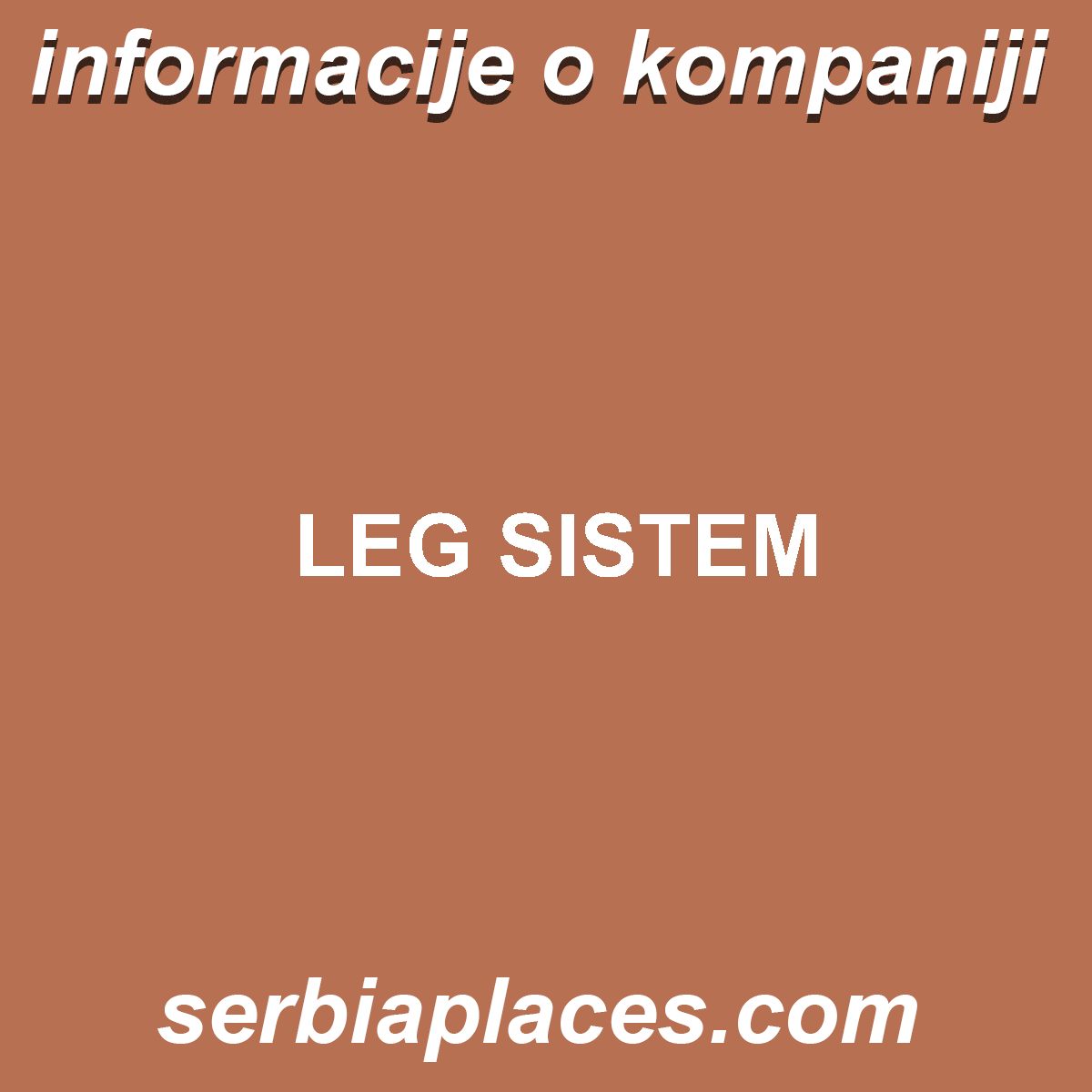 LEG SISTEM