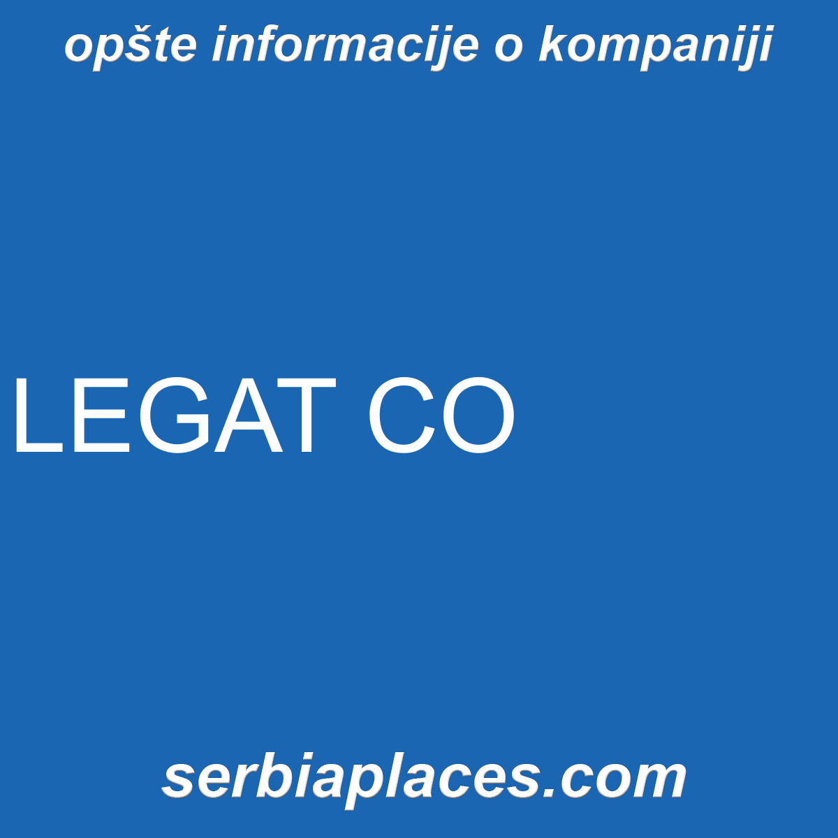LEGAT CO