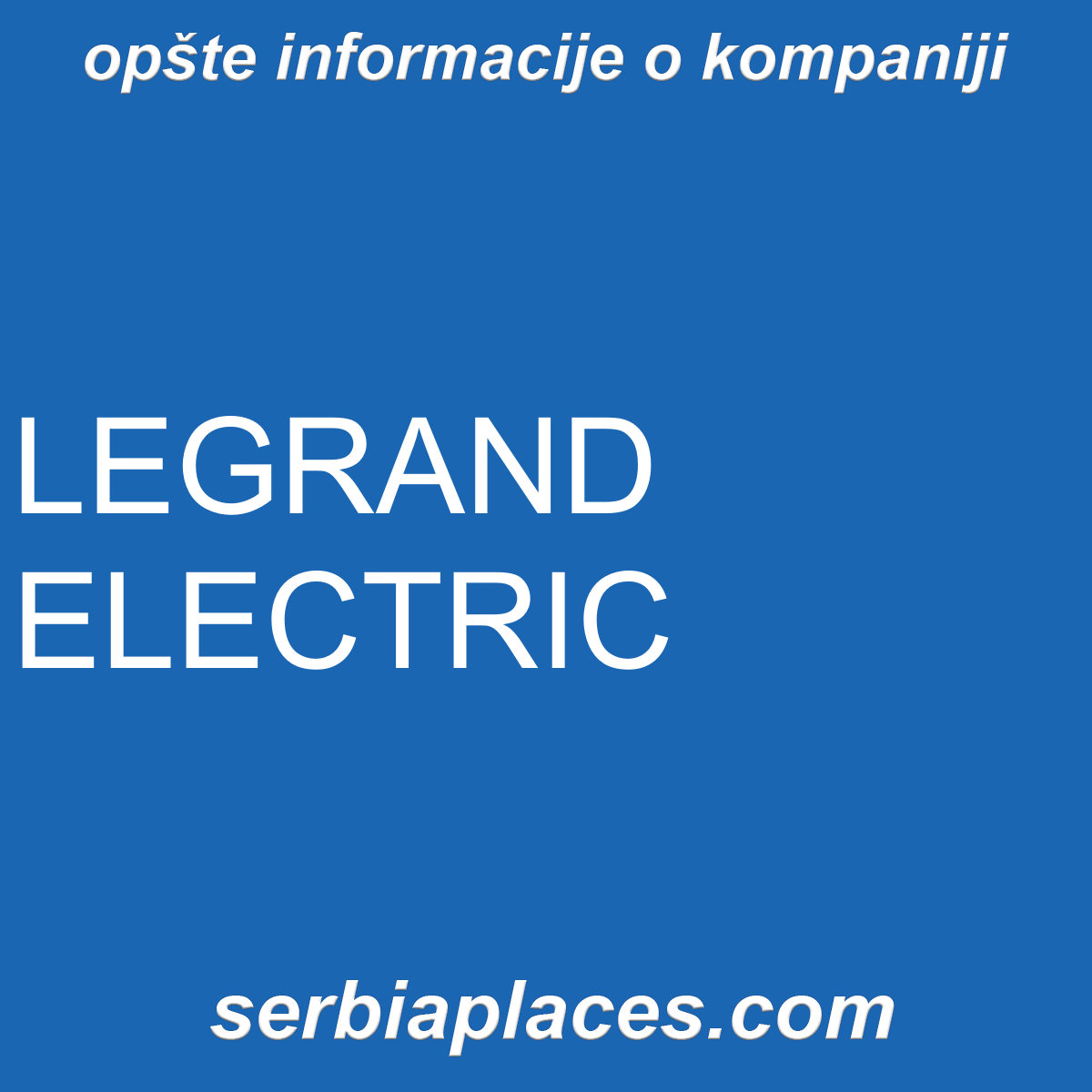 LEGRAND ELECTRIC