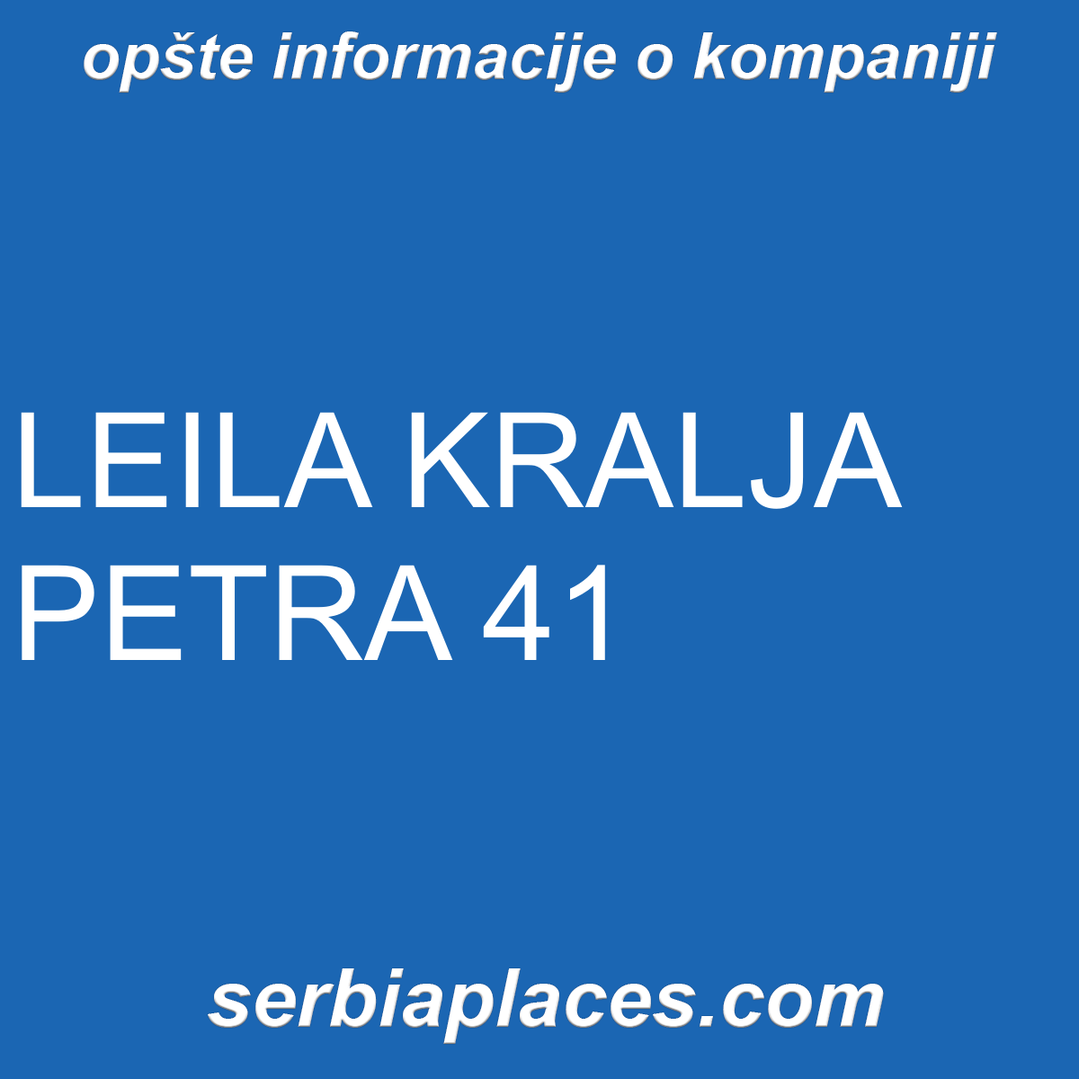 LEILA KRALJA PETRA 41