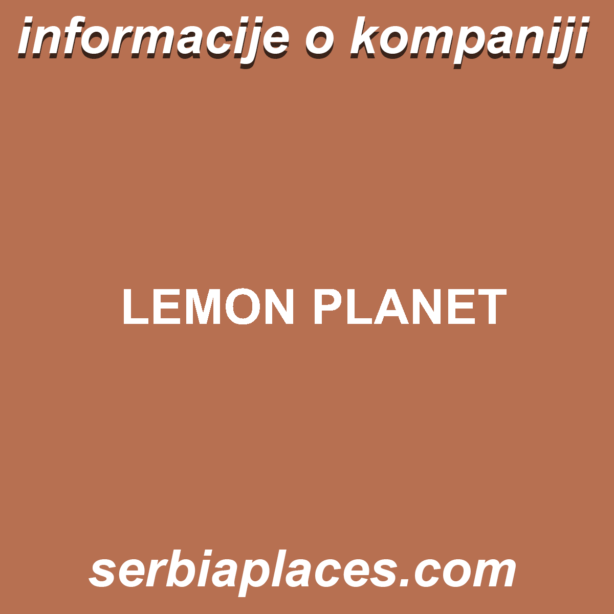 LEMON PLANET