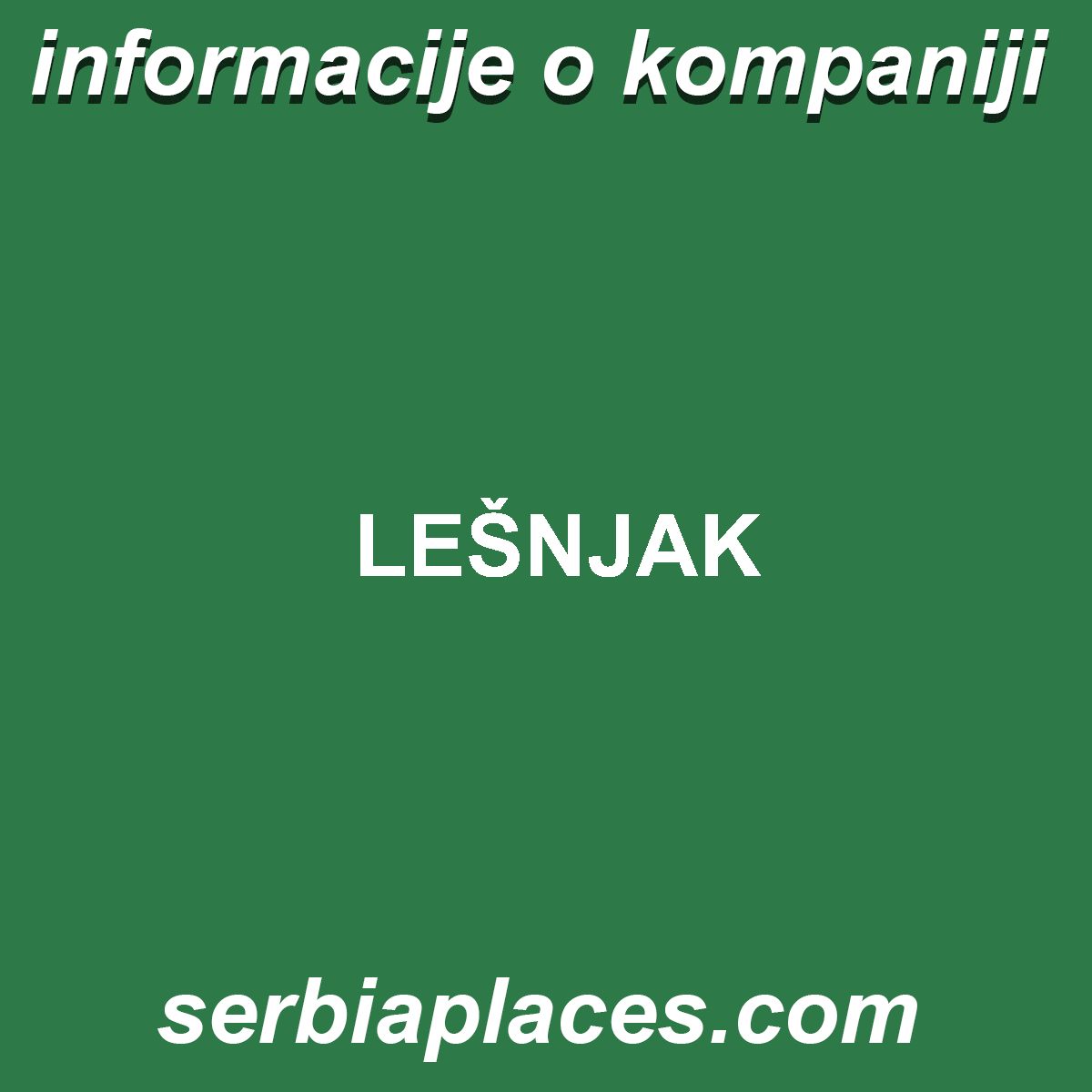 LEŠNJAK