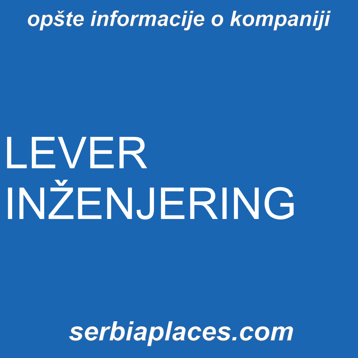 LEVER INŽENJERING