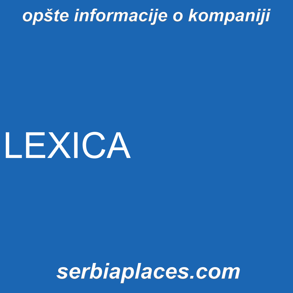LEXICA