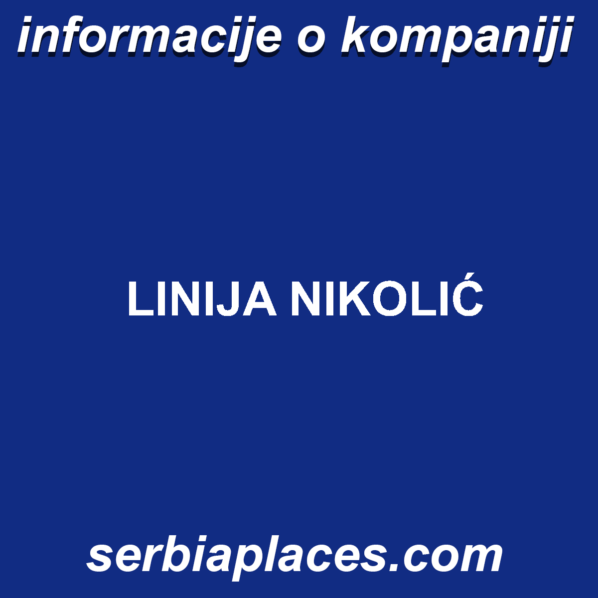 LINIJA NIKOLIĆ