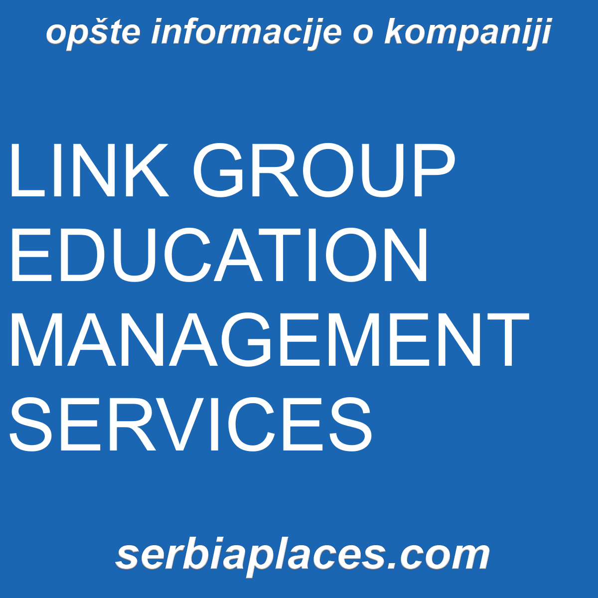 LINK GROUP EDUCATION MANAGEMENT SERVICES