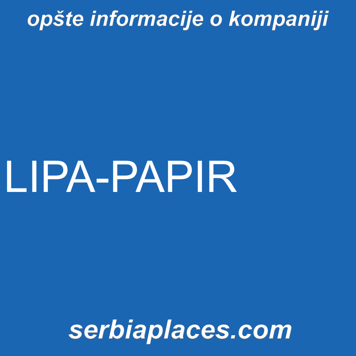 LIPA-PAPIR