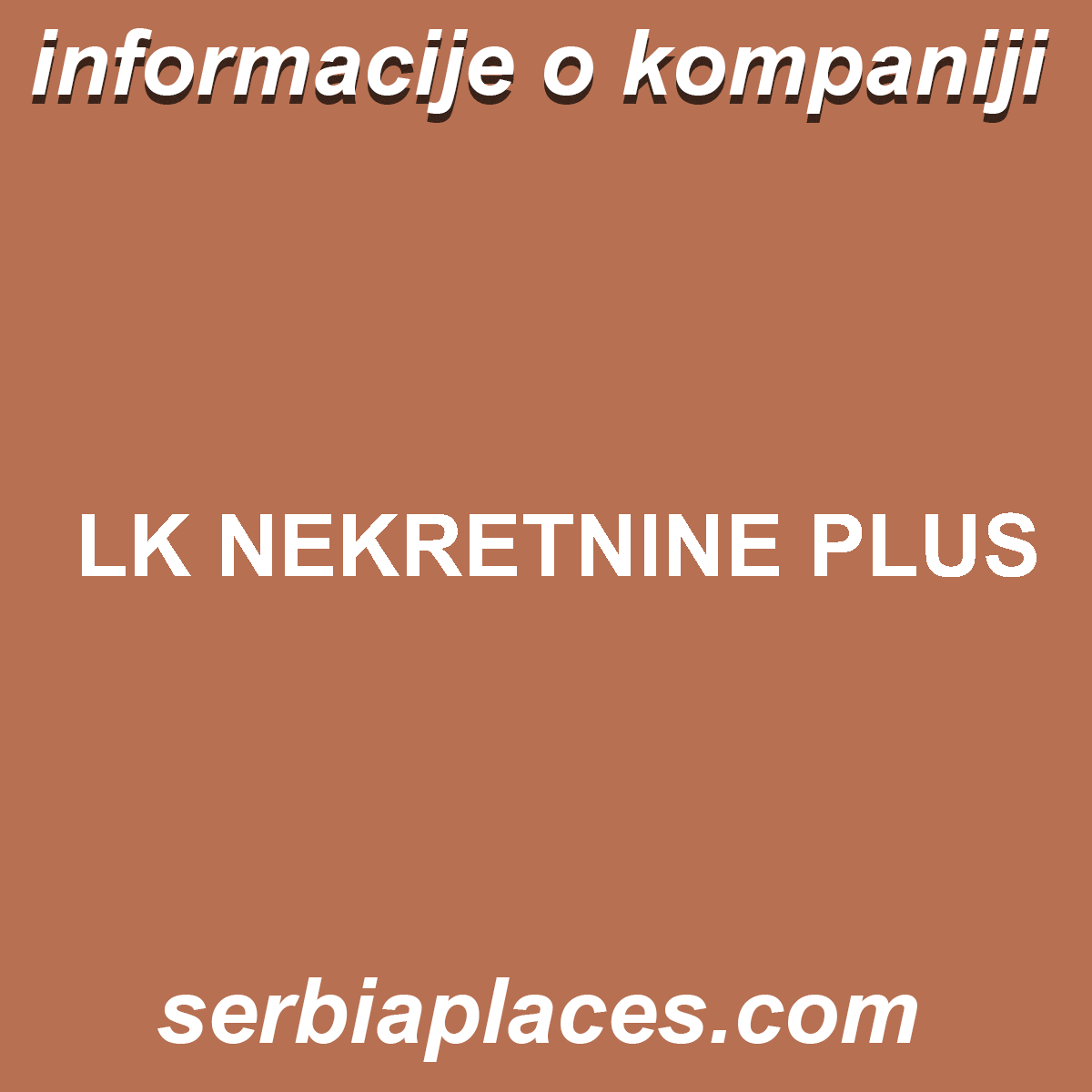 LK NEKRETNINE PLUS