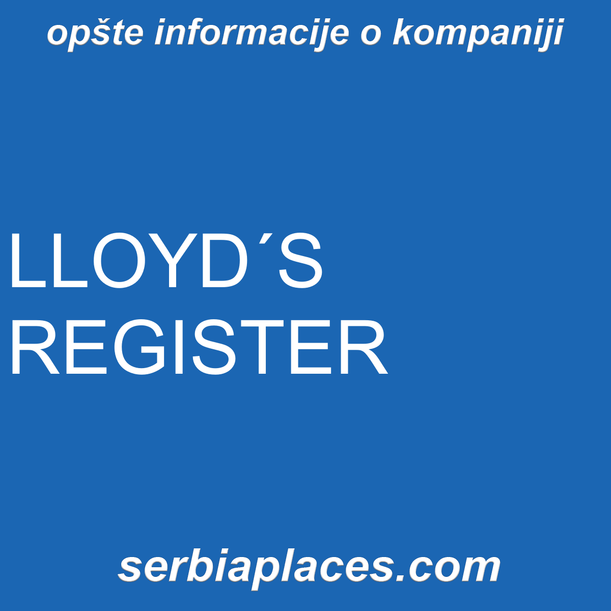 LLOYD´S REGISTER