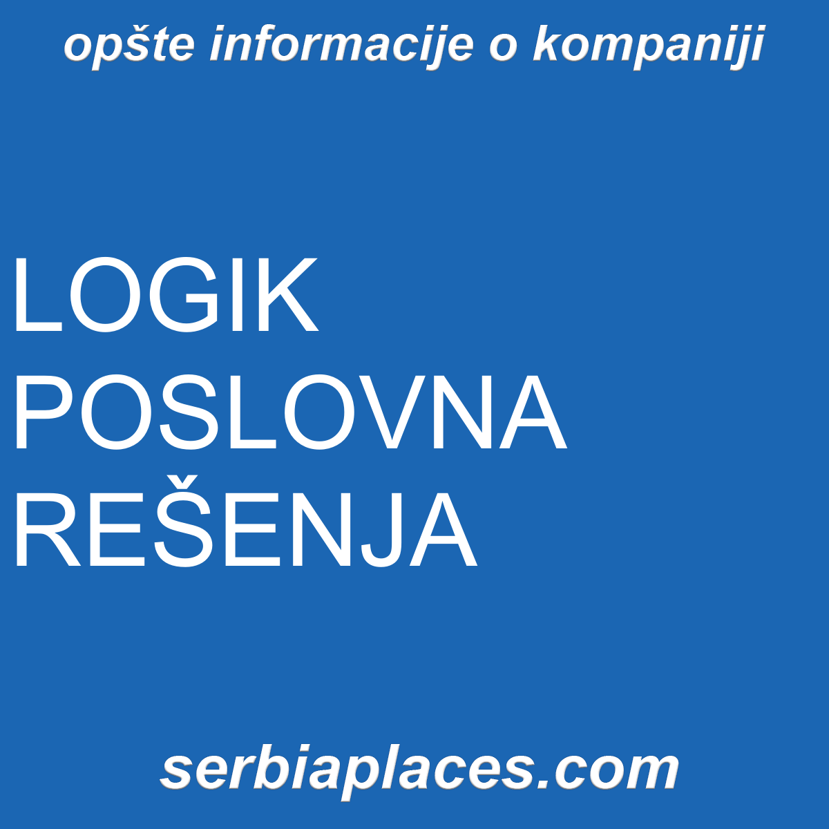 LOGIK POSLOVNA REŠENJA