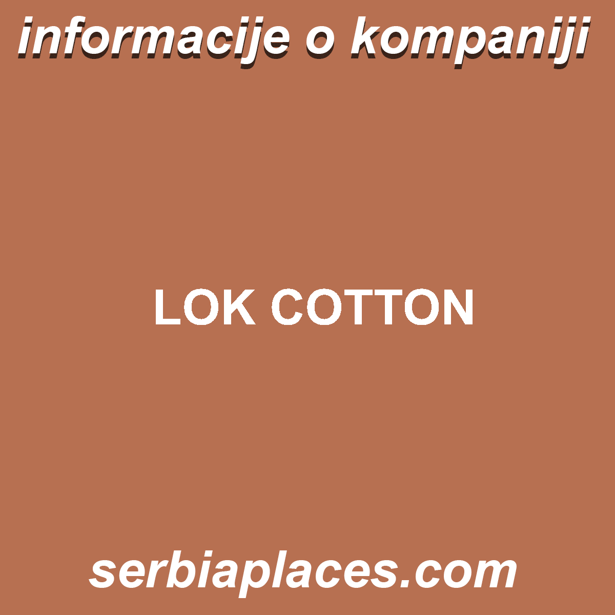 LOK COTTON