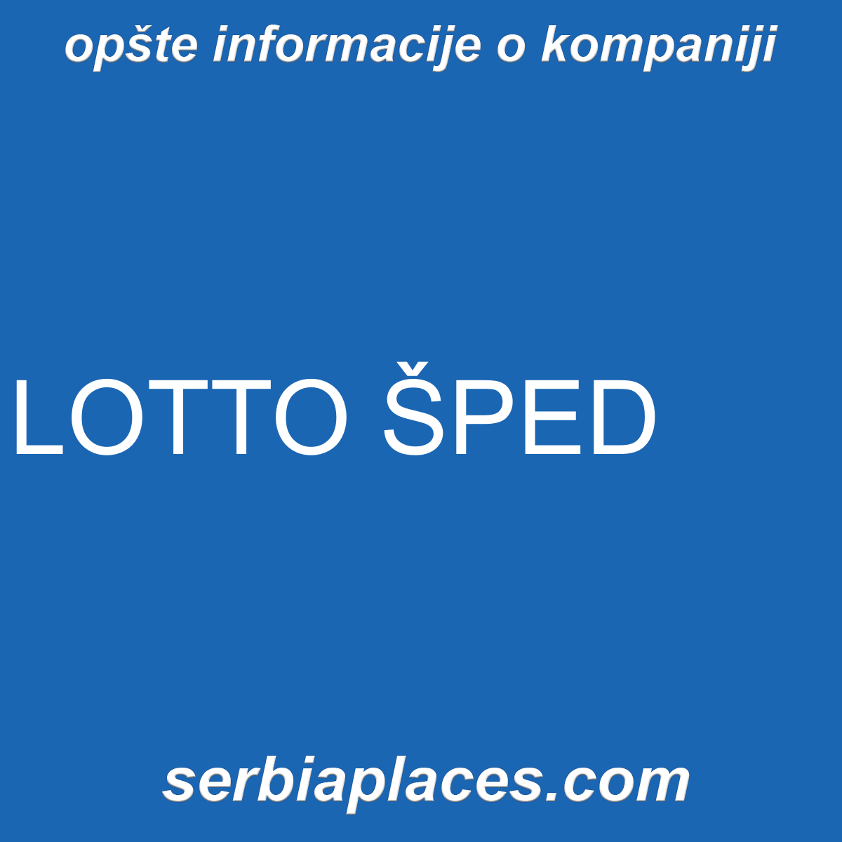LOTTO ŠPED