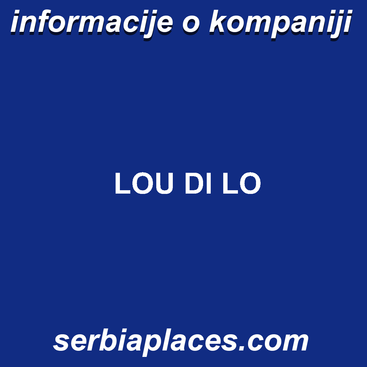 LOU DI LO