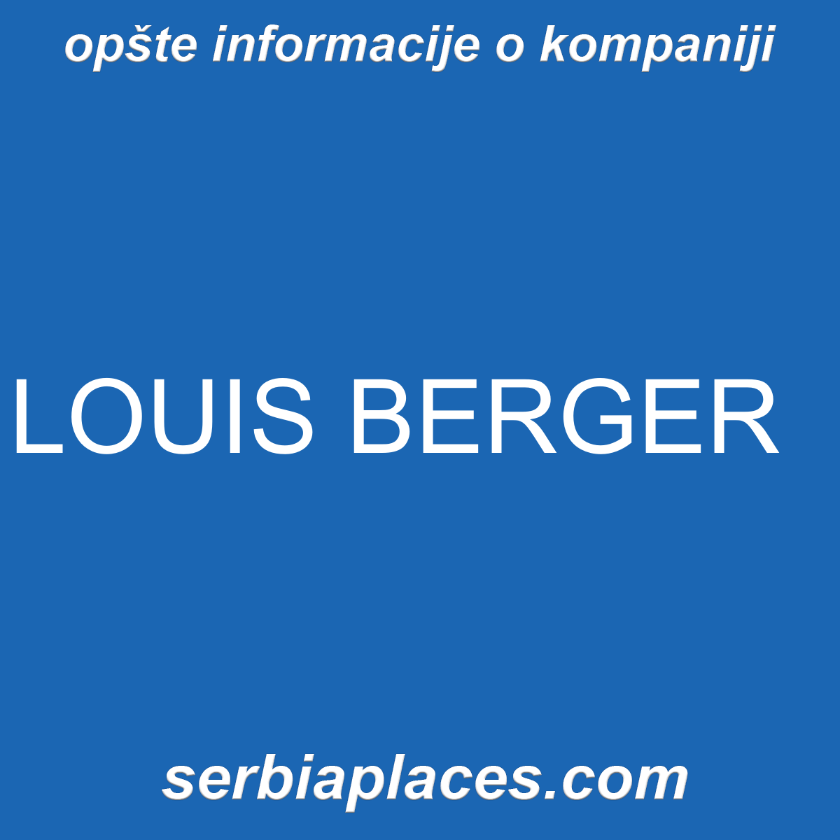 LOUIS BERGER