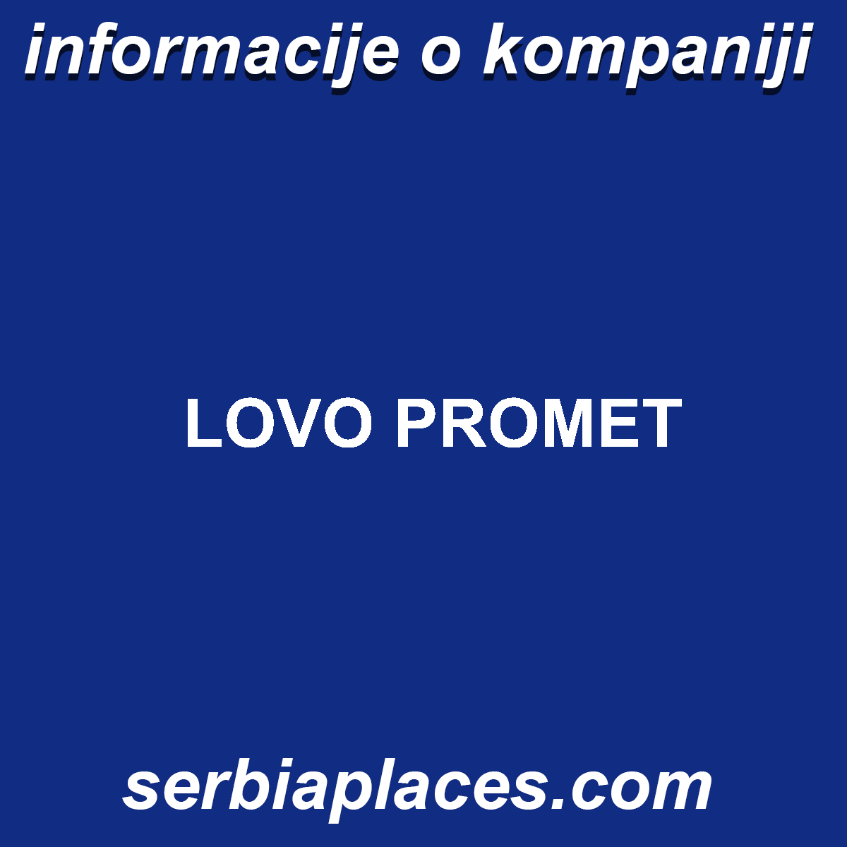 LOVO PROMET
