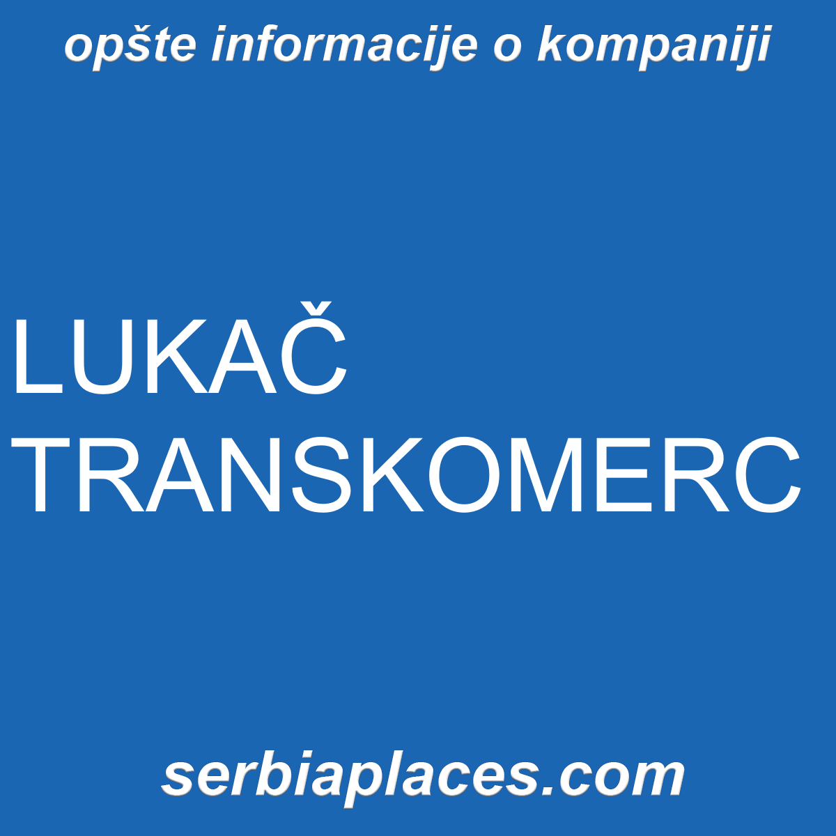 LUKAČ TRANSKOMERC
