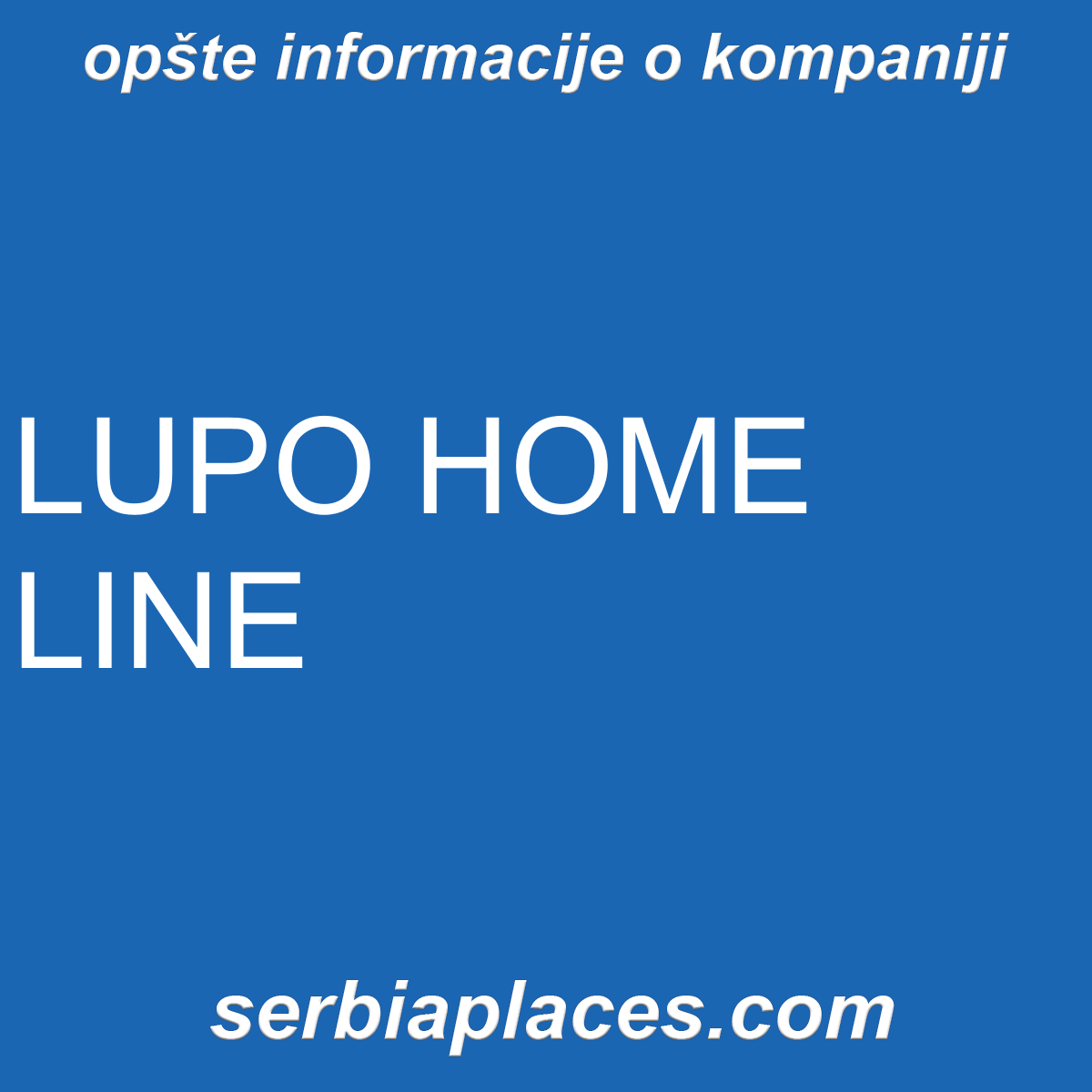 LUPO HOME LINE
