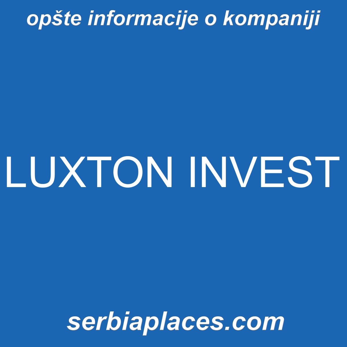 LUXTON INVEST