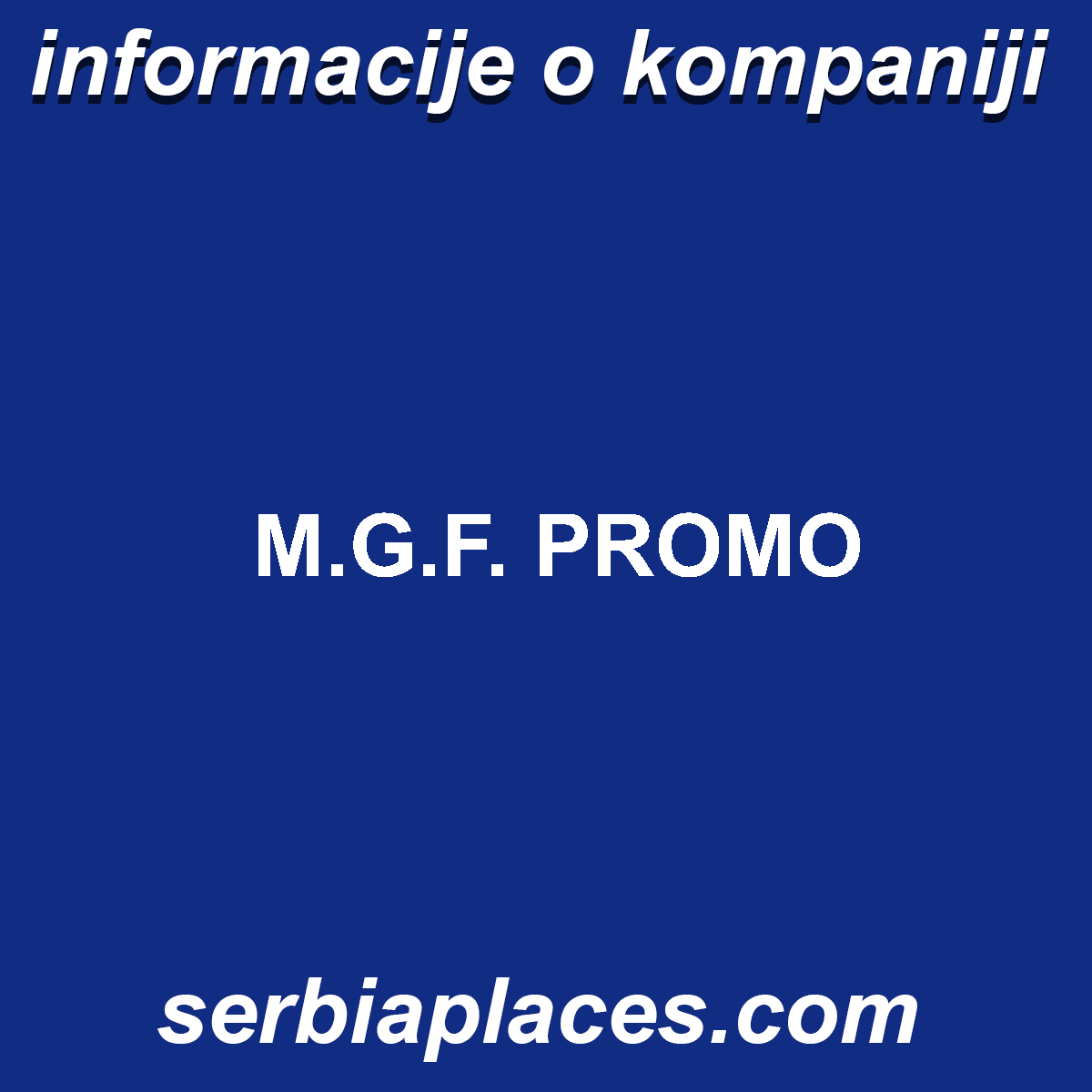 M.G.F. PROMO