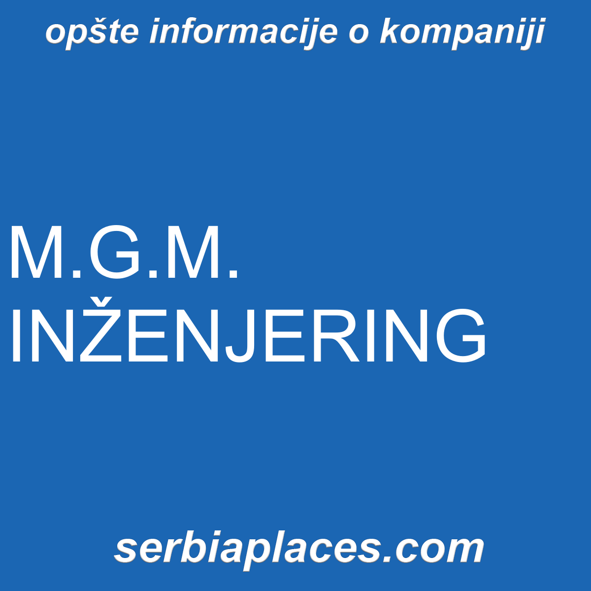M.G.M. INŽENJERING