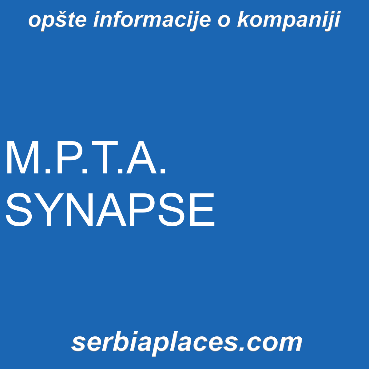 M.P.T.A. SYNAPSE