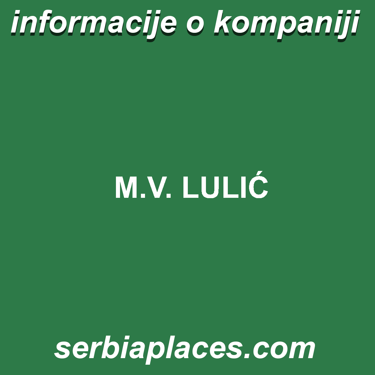 M.V. LULIĆ