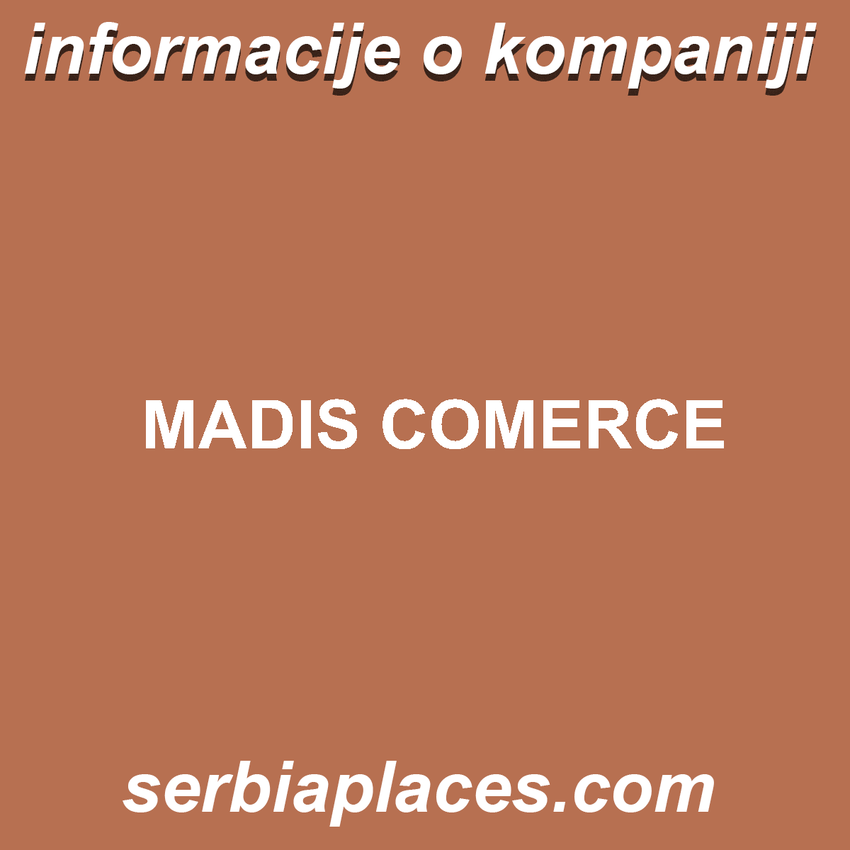 MADIS COMERCE