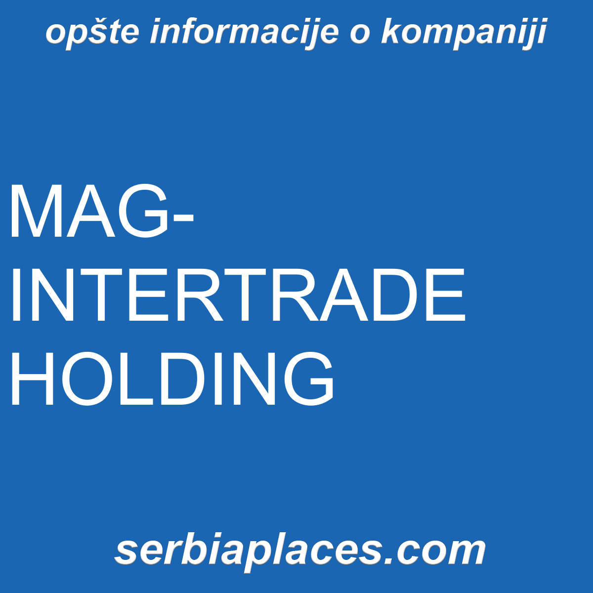 MAG-INTERTRADE HOLDING