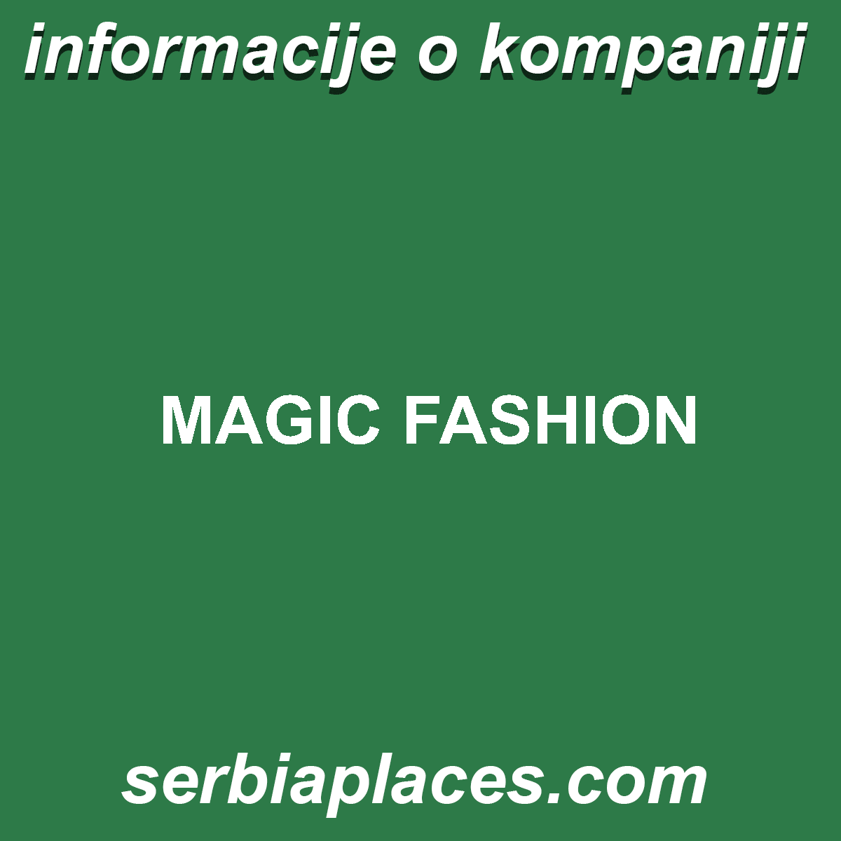 MAGIC FASHION