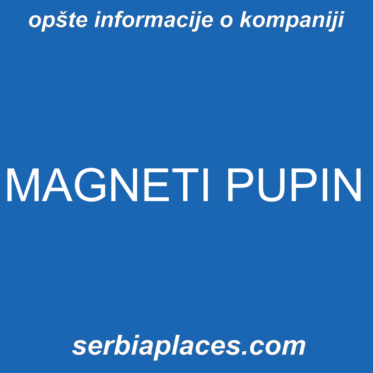 MAGNETI PUPIN