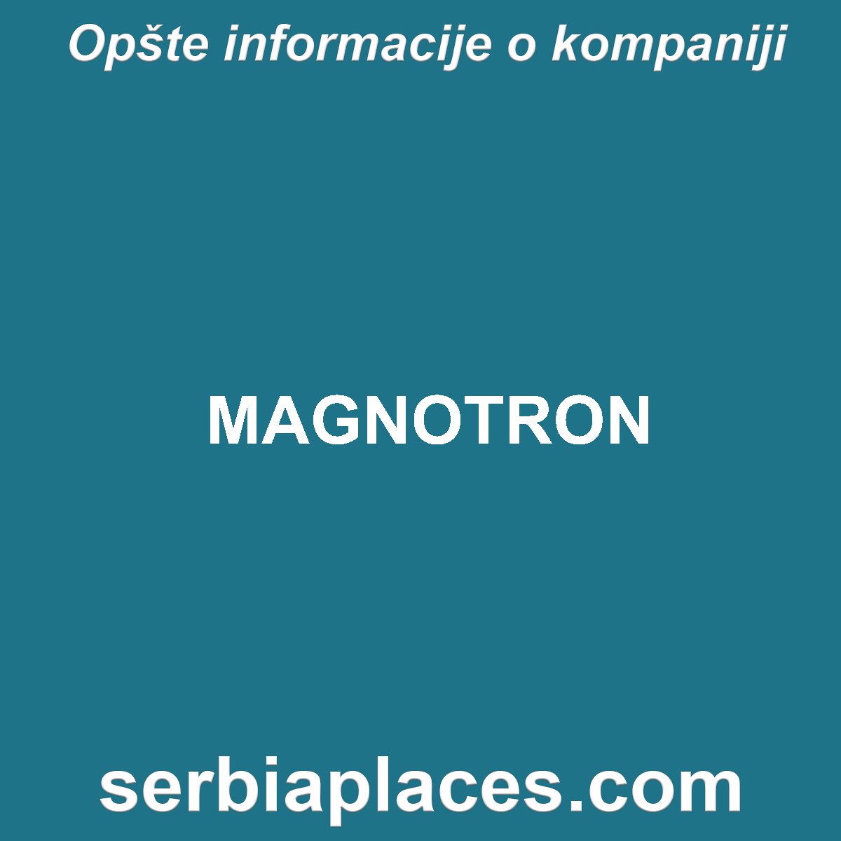 MAGNOTRON