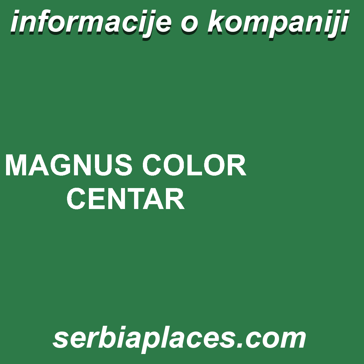MAGNUS COLOR CENTAR