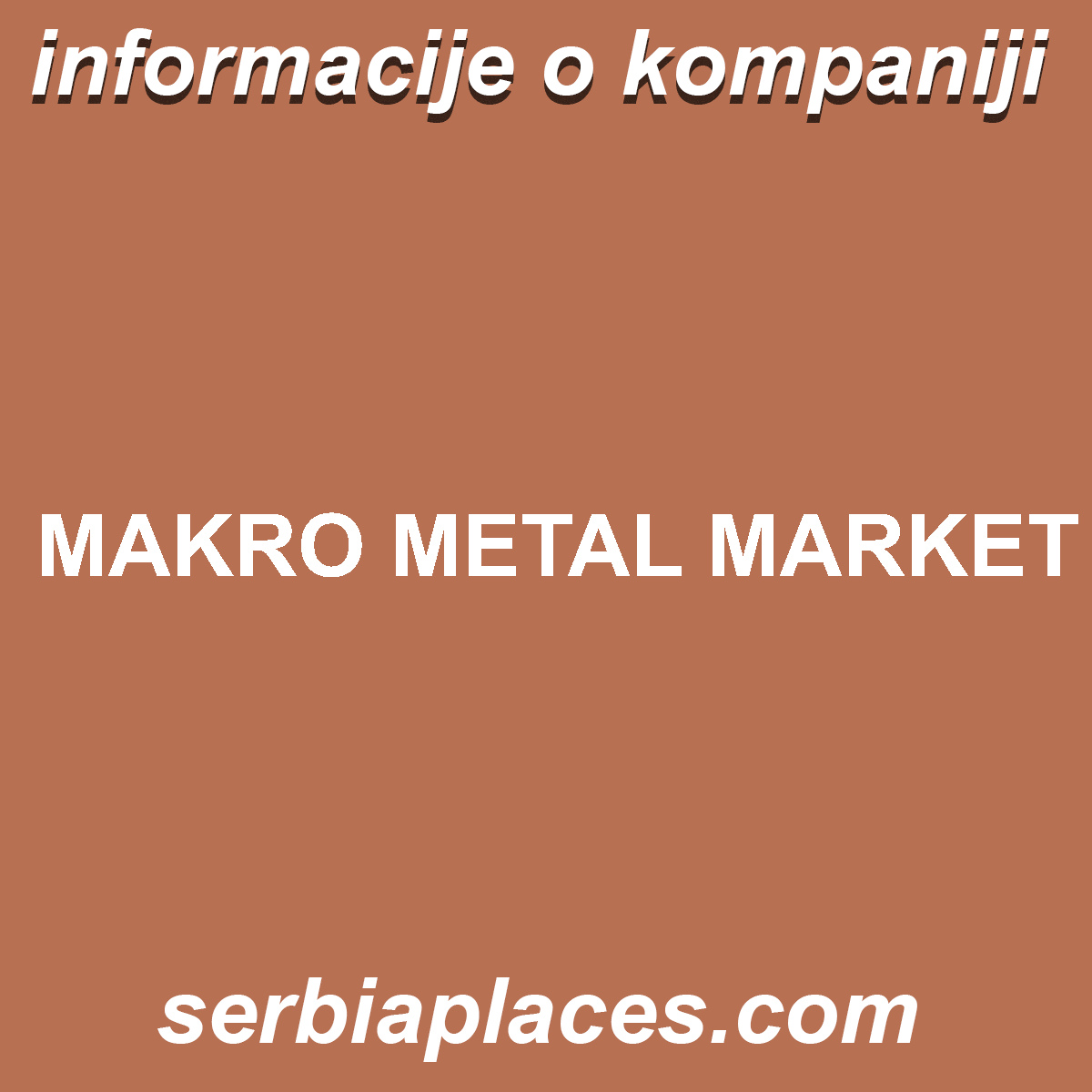 MAKRO METAL MARKET