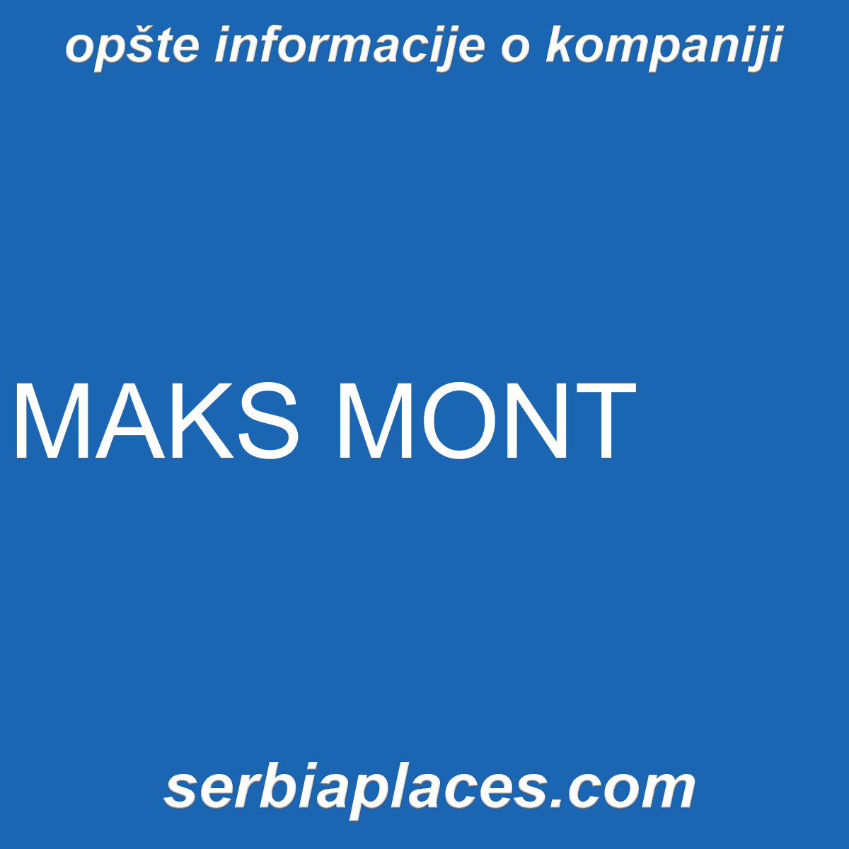MAKS MONT