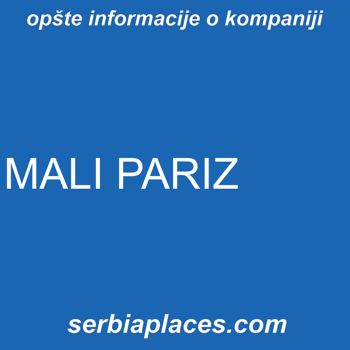 MALI PARIZ