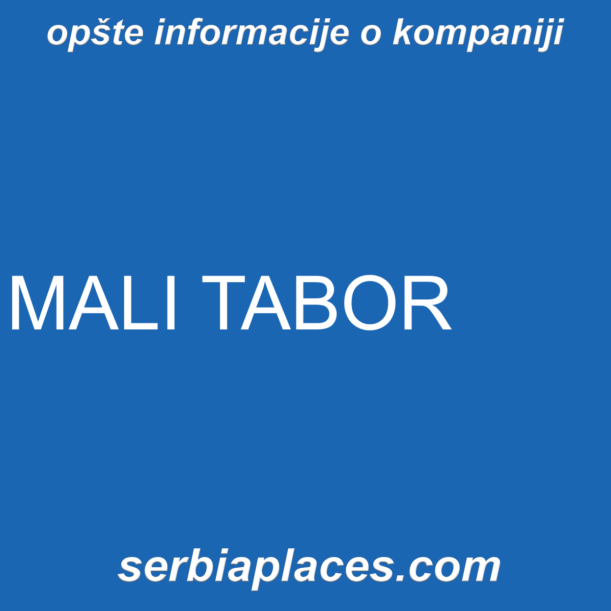 MALI TABOR